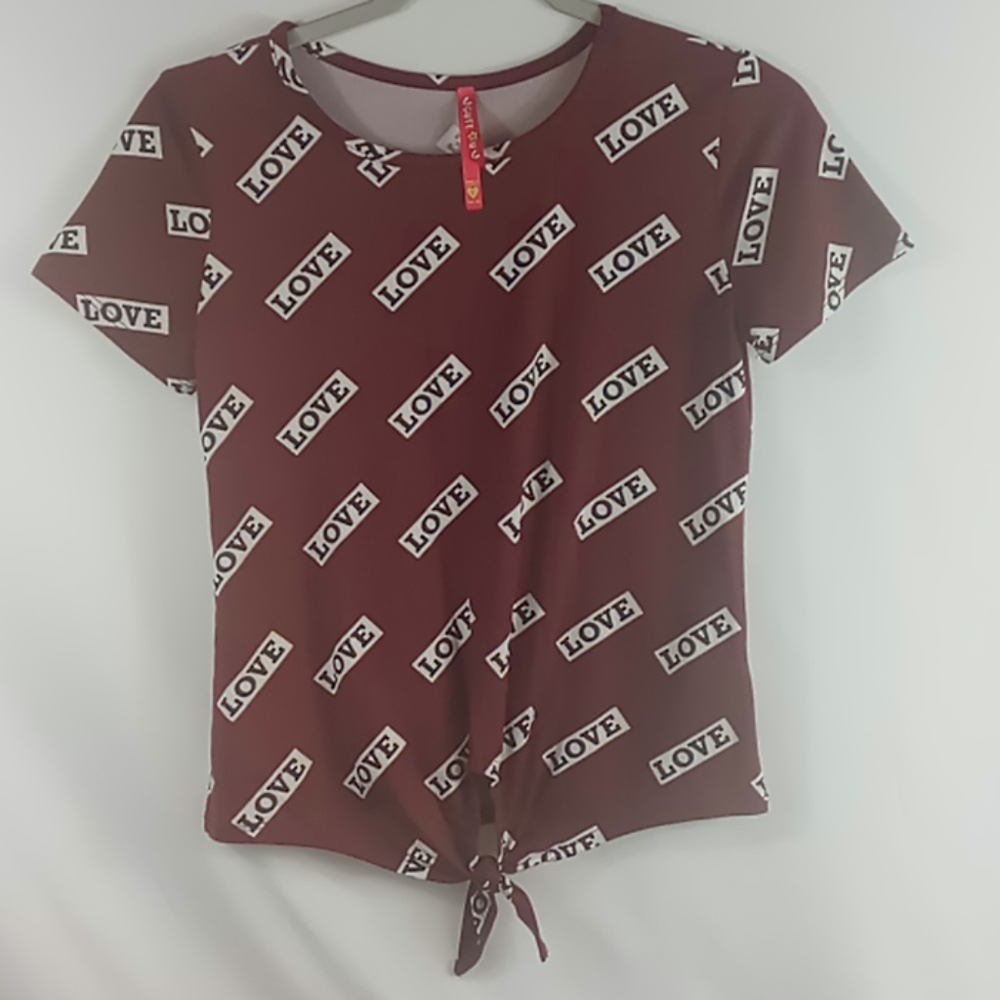 Girls short sleeve top size large 14-16